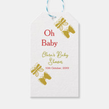 Golden Butterfly Red Baby dusch oh baby modern