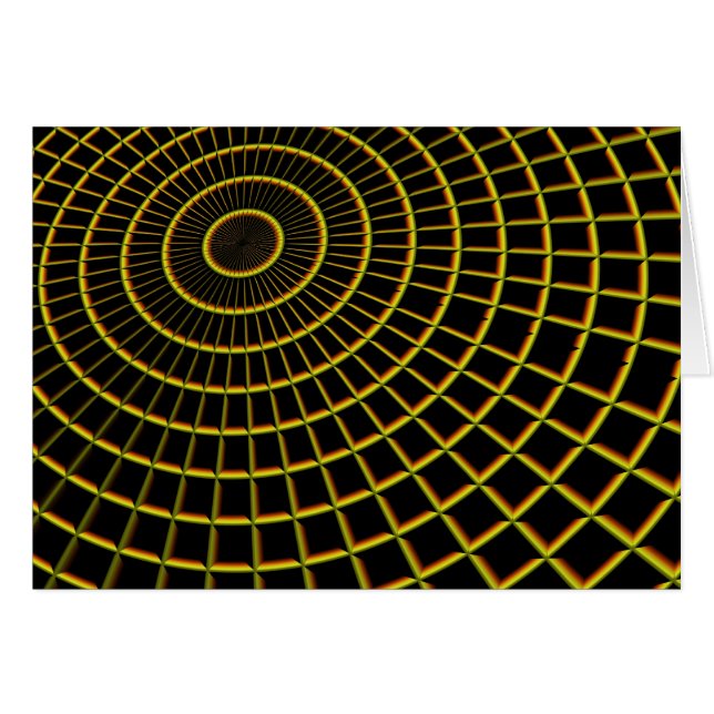 Golden Cage Hälsningskort (Framsidan Horizontal)