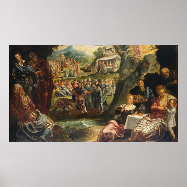 Golden Calf - Jacopo Tintoretto Fine Art Poster (Framsidan)