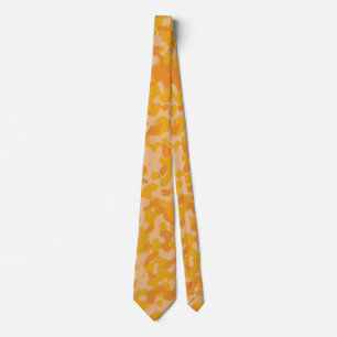 Golden Camouflage i Orange och Beige Slips