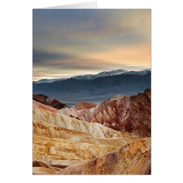 Golden Canyon i Sunset Hälsningskort (Framsidan)