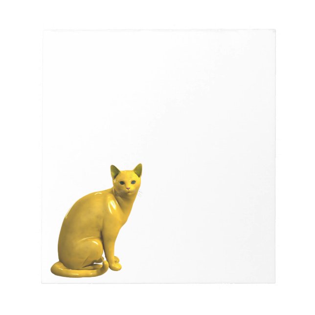 Golden Cat Anteckningsblock (Framsida)
