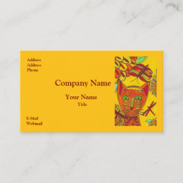 Golden Cat Business Cards Visitkort