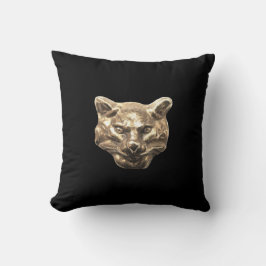Golden Cat – goldene Katze – vergoldeter Kater Kudde