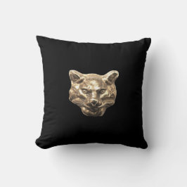 Golden Cat – goldene Katze – vergoldeter Kater Kudde