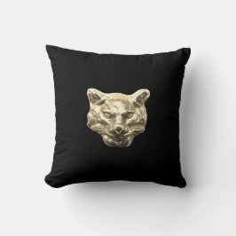 Golden Cat – goldene Katze – vergoldeter Kater Kudde
