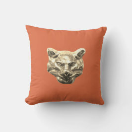 Golden Cat – goldene Katze – vergoldeter Kater Kudde