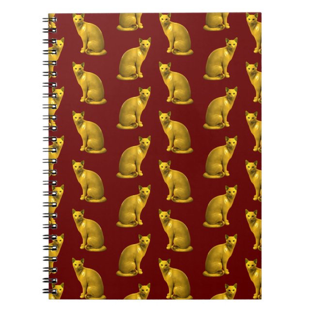 Golden Cats Anteckningsbok (Framsidan)