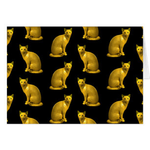 Golden Cats Hälsningskort