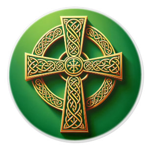 Golden Celtic Kor på Grönt Knopp