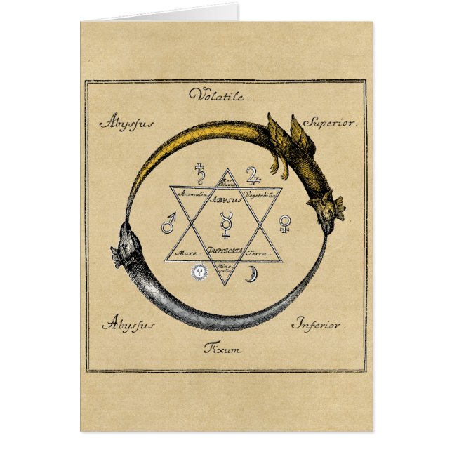 Golden chain of Homer Card Hälsningskort (Framsidan)
