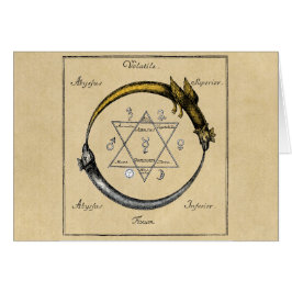 Golden chain of Homer Note Cards Hälsningskort