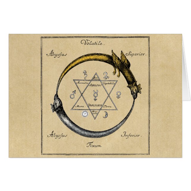 Golden chain of Homer Note Cards Hälsningskort (Framsidan Horizontal)