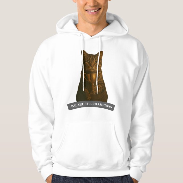 Golden Champion Cat Hoodie (Framsida)