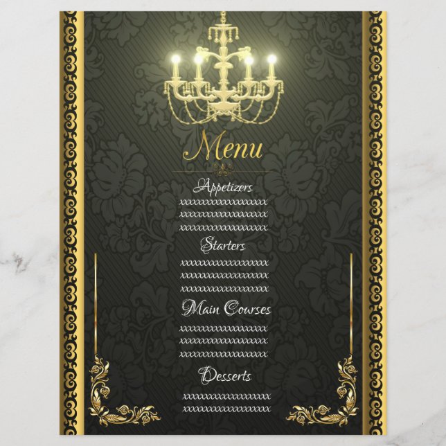 Golden chandelier (Framsida)