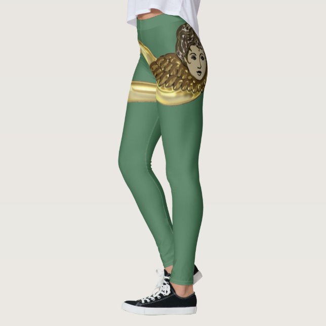 Golden Cherub Ribbon Leggings (Vänster)