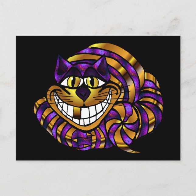 Golden Cheshire-vykort Vykort (Framsida)