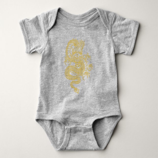 Golden Chinese drake Linne Med Racerback (Framsida)