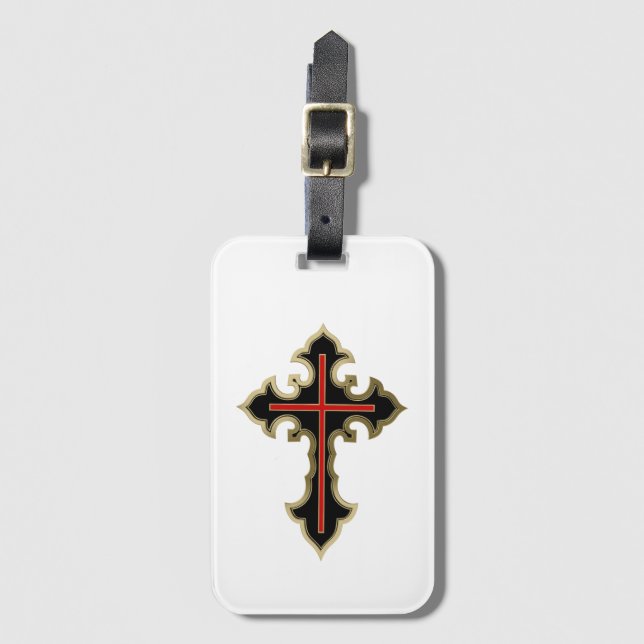 Golden Christian kor Bagagebricka (Framsida vertikal)