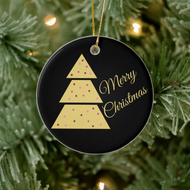 Golden Christmas Tree Ornament (Träd)