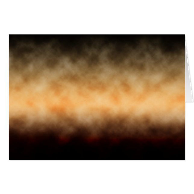 Golden Clouds (liggande) Hälsningskort (Framsidan Horizontal)