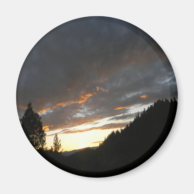 Golden Cloudy Sunset.... Magnet (Framsidan)