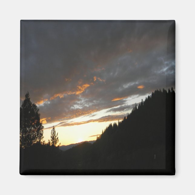 Golden Cloudy Sunset....... Magnet (Framsidan)