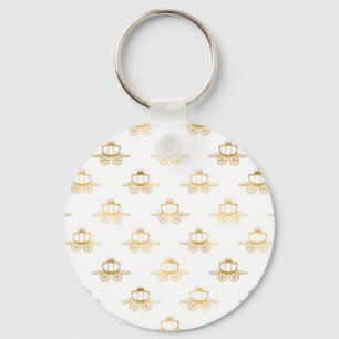 Golden Coacher Cinderella Princess Royal Magic Nyckelring