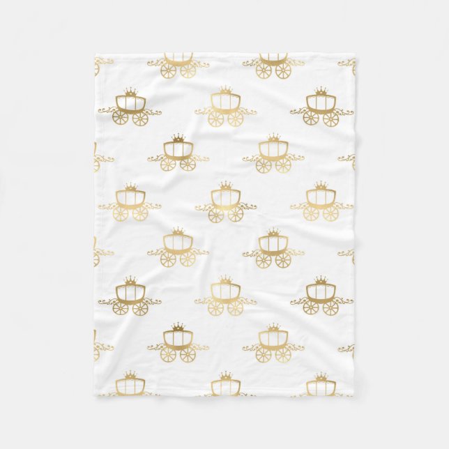 Golden Coaches Cinderella Princess Royal Magic Fleecefilt (Framsidan)