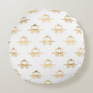 Golden Coaches Cinderella Princess Royal Magic Rund Kudde