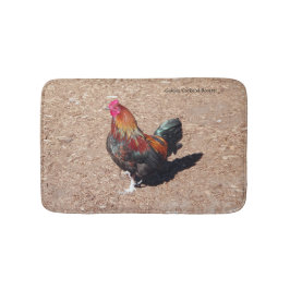 Golden Cockerel Rooster bathmat Badrumsmatta