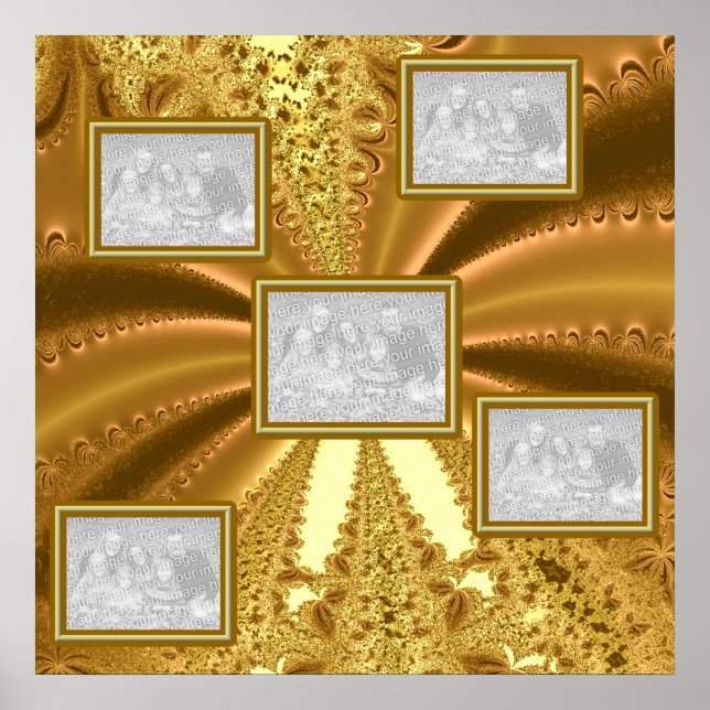 Golden Collage 1002 Poster (Framsidan)