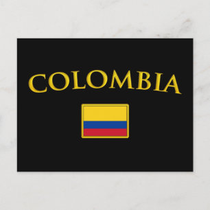 Golden Colombia Vykort