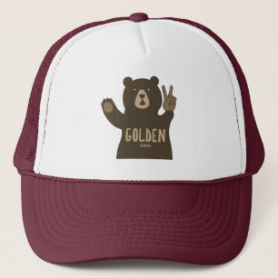 Golden Colorado Peace Bear Keps