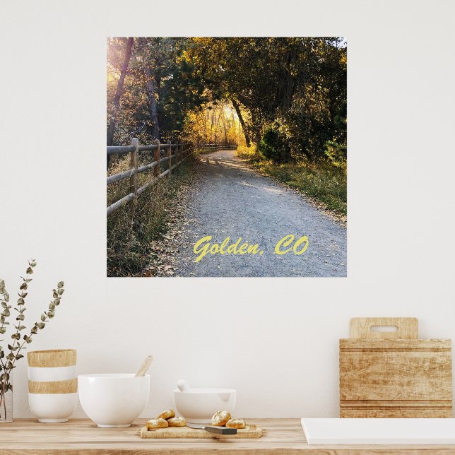 Golden. Colorado Poster (Kök)