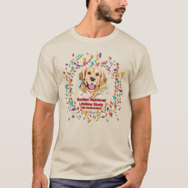 Golden Confetti - ljus T Shirt