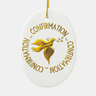 GOLDEN CONFIRMATION & HELIGA SPIRIT JULGRANSPRYDNAD KERAMIK