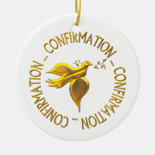 GOLDEN CONFIRMATION & HELIGA SPIRIT JULGRANSPRYDNAD KERAMIK