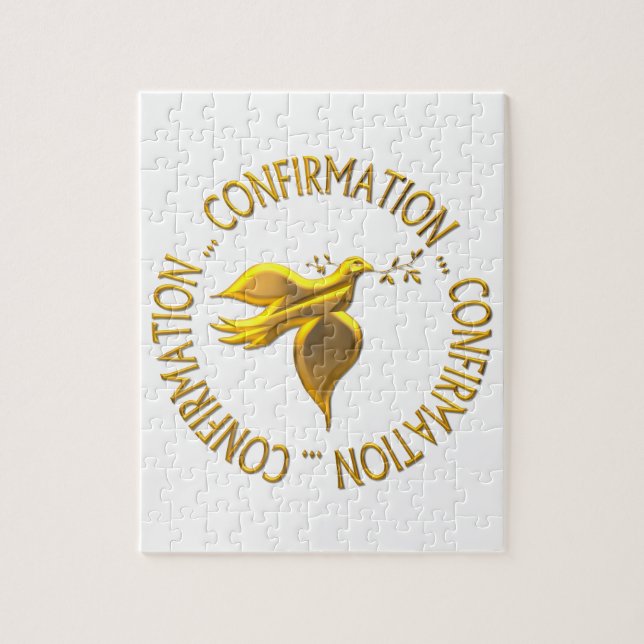 Golden Confirmation och Heliga Spirit Pussel (Vertikal)