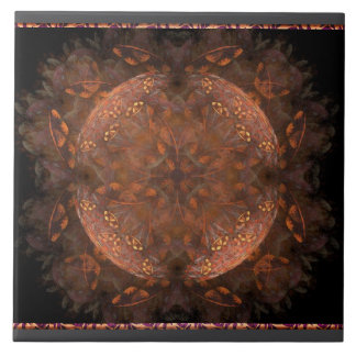Golden Copper Shimmer Tile Kakelplatta