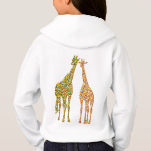 Golden Couple Giraffe Hoodie T Shirt