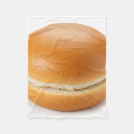 Golden Cream-Filled Bun Dessert Photo Fleecefilt