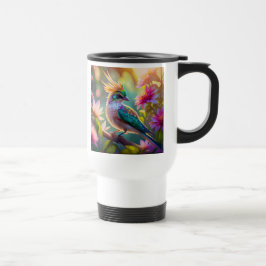 Golden Crestated Grönt Headed Finch Fantasy Bird Resemugg