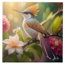 Golden Crested Honeyeater Fantasy Bird