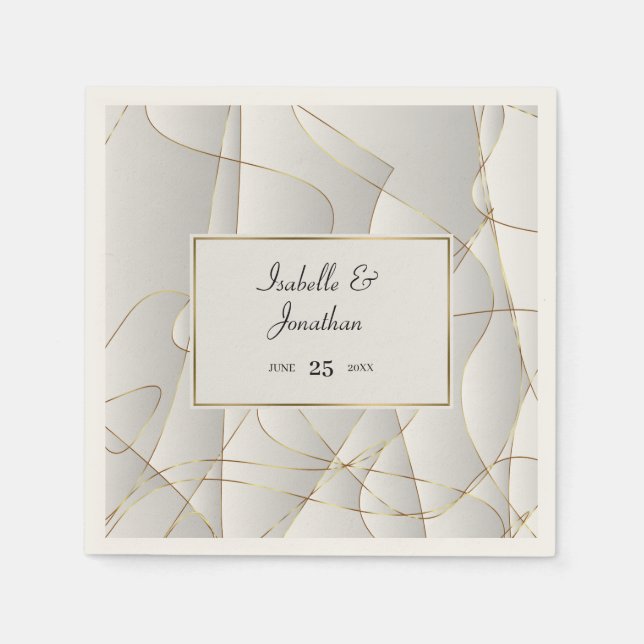 Golden Curve Linjer Pappersservett (Framsidan)