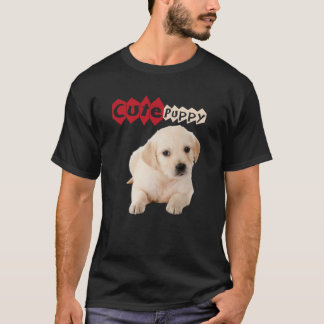 Golden Cute Labrador hämtar valp T Shirt