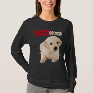 Golden Cute Labrador Retriever Puppy T Shirt