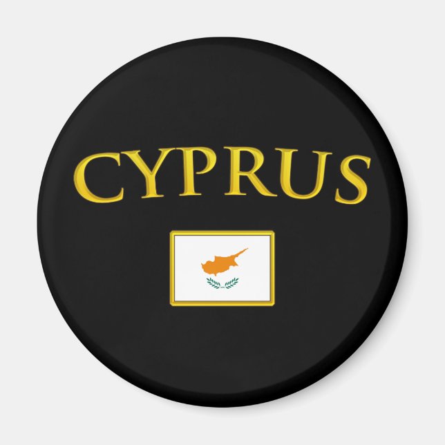 Golden Cyprus Magnet (Framsidan)