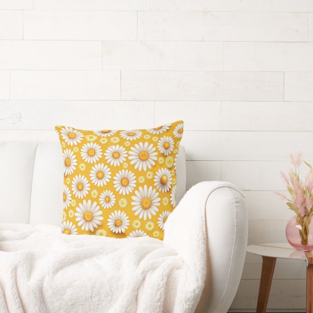 Golden Daisy Garden Kudde (Soffa)