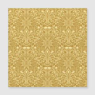 Golden Damask Baroque-Blommönstret